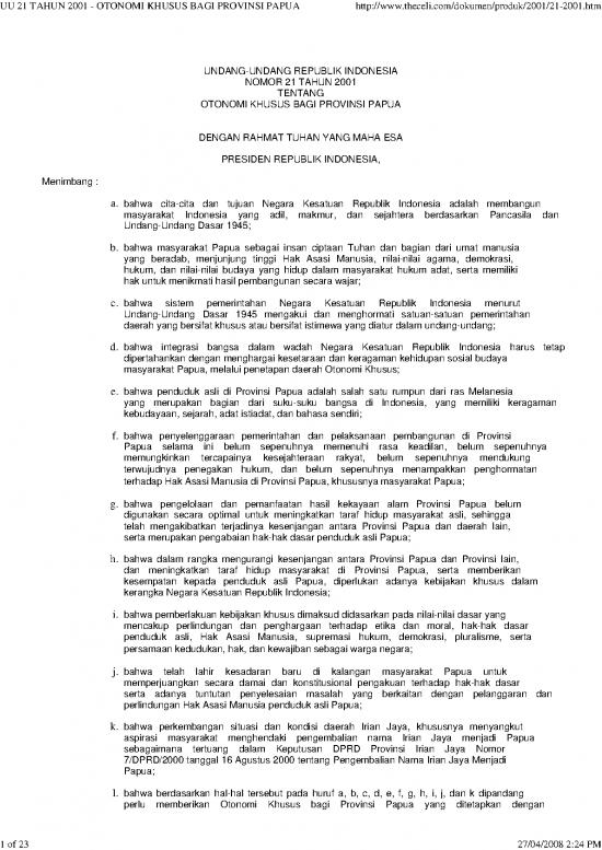 picture1_Otonomi Khusus Papua Pdf 58645 | Uu Otonomi Khusus Papua