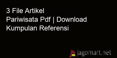 picture 3 File Artikel Pariwisata Pdf | Download Kumpulan Referensi