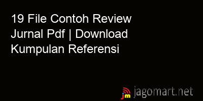 picture 19 File Contoh Review Jurnal Pdf | Download Kumpulan Referensi
