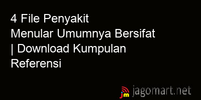 picture 4 File Penyakit Menular Umumnya Bersifat | Download Kumpulan Referensi