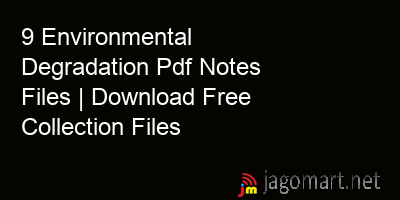 picture 9 Environmental Degradation Pdf Notes Files | Download Free Collection Files