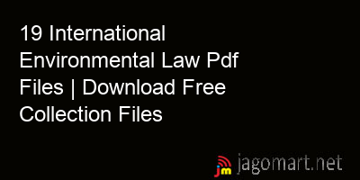 picture 19 International Environmental Law Pdf Files | Download Free Collection Files