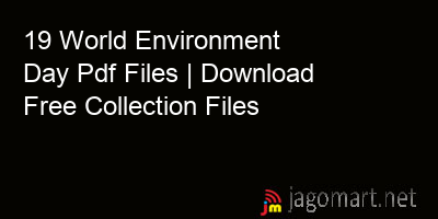 picture 19 World Environment Day Pdf Files | Download Free Collection Files