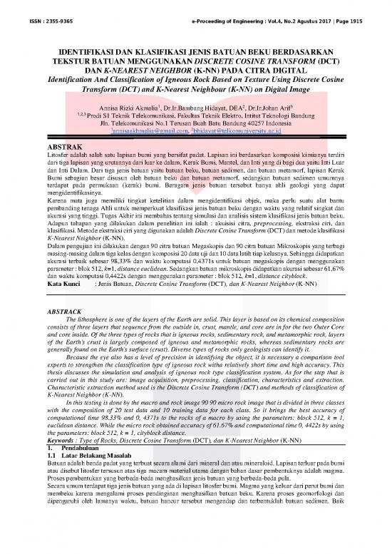 picture1_Batuan Beku Pdf 59693 | 1400 Jurnal Eproc