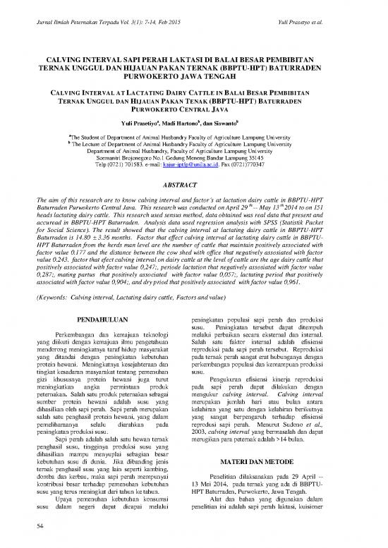 picture_Laktasi Pdf 60749 | 233266 Calving Interval Sapi Perah Laktasi Di B A4d33188