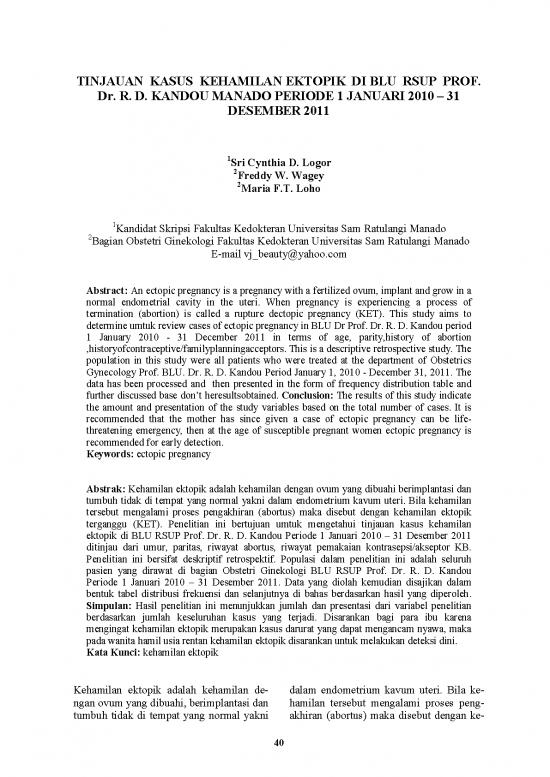 picture Kehamilan Pdf 60754 | 67555 Id Tinjauan Kasus Kehamilan Ektopik Di Blu