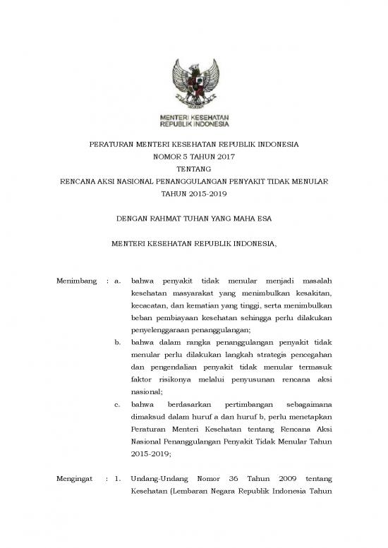picture1_79950pmk 5 2017 Ttg Rencana Aksi Nasional Penanggulangan Ptm 2015 2019