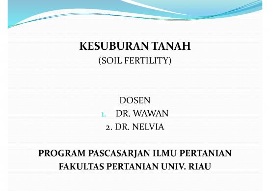picture Tanah Pdf 59687 | 95202  Pendahuluan Kesuburan Tanah