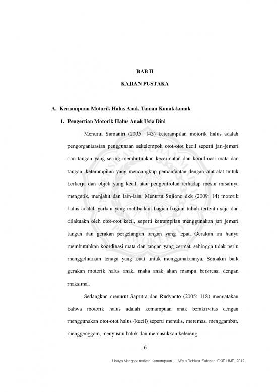 picture_Pengertian Motorik Halus Menurut Para Ahli 60409 | Alfela Robiatul Sufazen Bab Ii