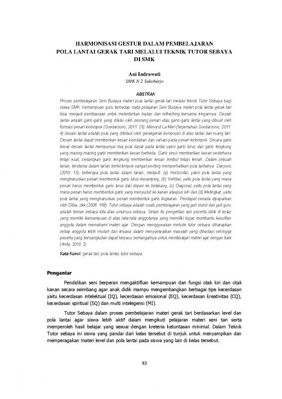 picture_Ani Indrawati Harmonisasi Gestur Dalam Pembelajaran Pola Lantai Gerak Tari Melalui Teknik Tutor Sebaya