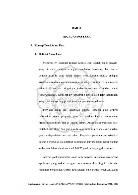picture1_Asam Urat Pdf 60915 | Aulia Rakhmawati Putri Bab Ii