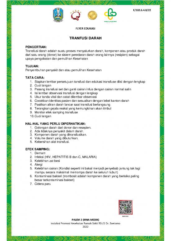 picture1_Demam Pdf 59494 | Flyer Edukasi Transfusi Darah
