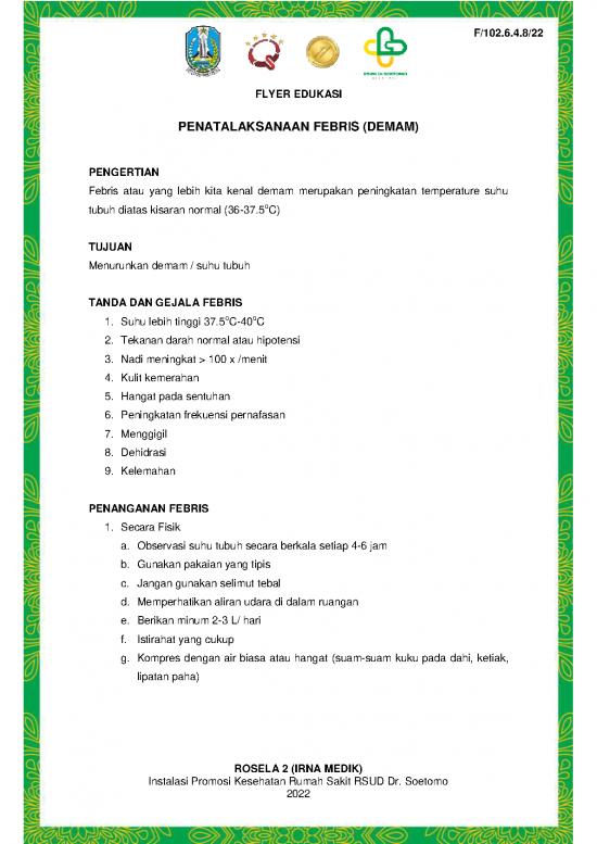 picture1_Demam Pdf 59493 | Flyer Penatalaksanaan Febris Demam picture1_Demam Pdf 59493 | Flyer Penatalaksanaan Febris Demam