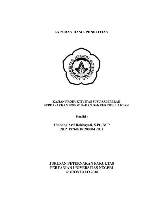 picture_Laktasi Pdf 60931 | Kajian Produktivitas Susu Sapi Perah Berdasarkan Bobot Badan Dan Periode Laktasi