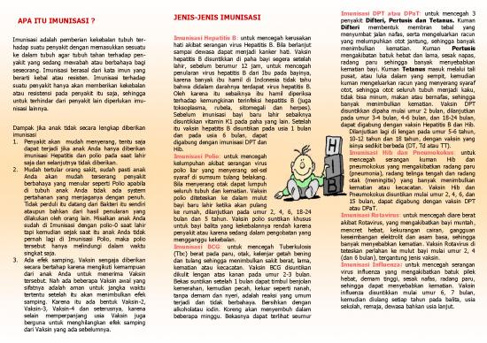 picture Imunisasi Pdf 59490 | Leaflet Imunisasi