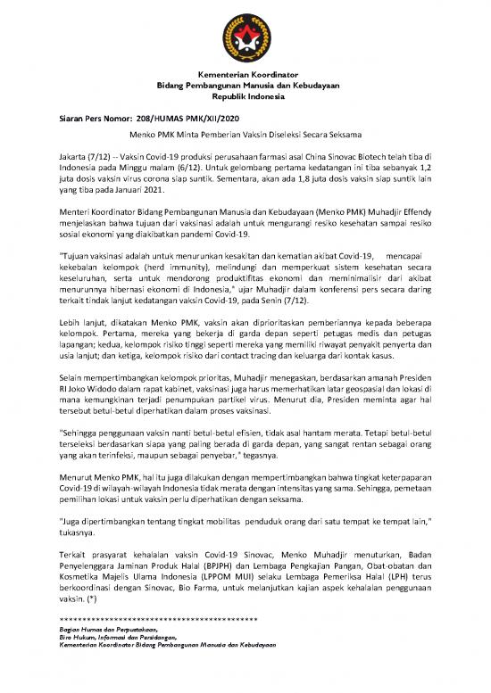 picture_Vaksin Pdf 59561 | Menko Pmk Minta Pemberian Vaksin Diseleksi Secara Seksama