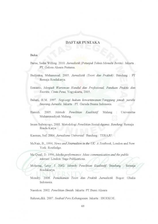 picture1_Jurnalistik Pdf 61561 | Ni 3123311050 Bibliography