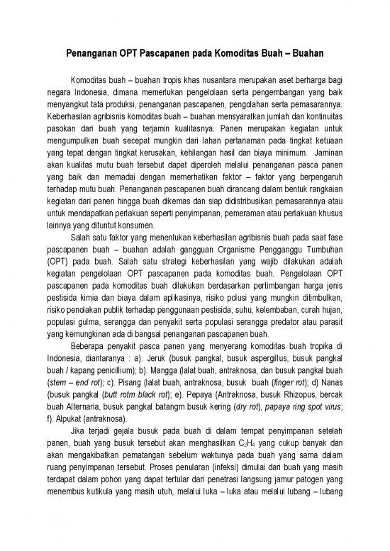 picture_Penanganan Opt Pascapanen Pada Komoditas Buah ♯u00e2♯u20ac♯u201c Buahan