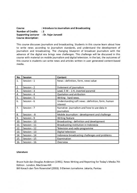 picture1_Narrative Therapy Pdf 61594 | Umum Pengantar Jurnalistik Dan Penyiaran Fajar Junaedi Ipcodocx