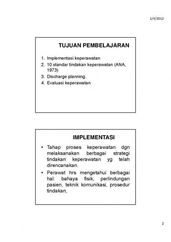 Implementasi Dan Evaluasi Keperawatan(1)