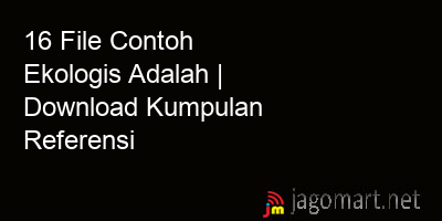 picture 16 File Contoh Ekologis Adalah | Download Kumpulan Referensi