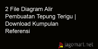 picture 2 File Diagram Alir Pembuatan Tepung Terigu | Download Kumpulan Referensi