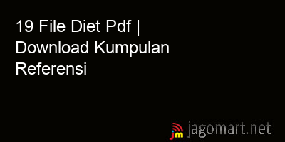 picture 19 File Diet Pdf | Download Kumpulan Referensi