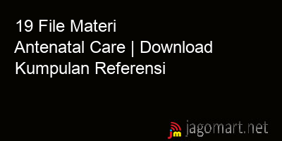 picture 19 File Materi Antenatal Care | Download Kumpulan Referensi