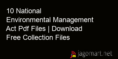 picture 10 National Environmental Management Act Pdf Files | Download Free Collection Files