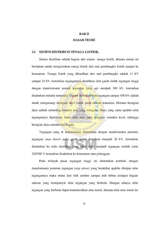 picture_Penurun Tegangan Pada Distribusi Listrik 61972 | 0003 05 Bab Ii 20190222102815