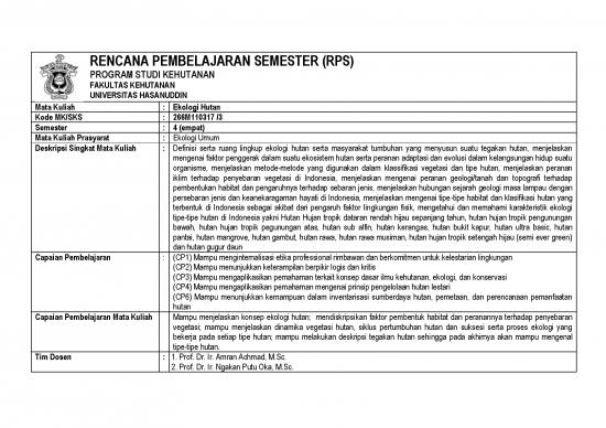 picture Ekosistem Pdf 62123 | 2018 Ekologi Hutan