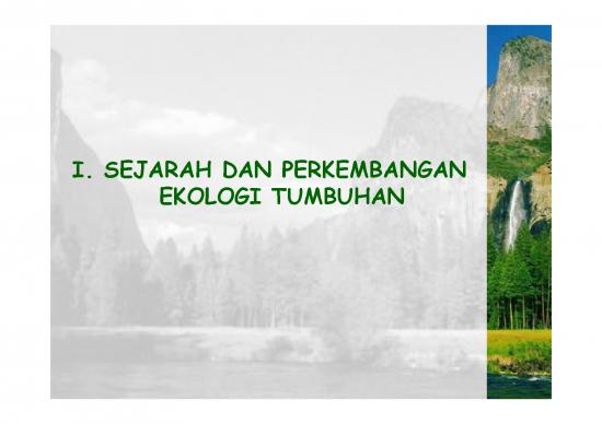picture Ekologi Pdf 62174 | Bio442 Sap Sejarah Dan Perkembangan Ekologi Tumbuhan