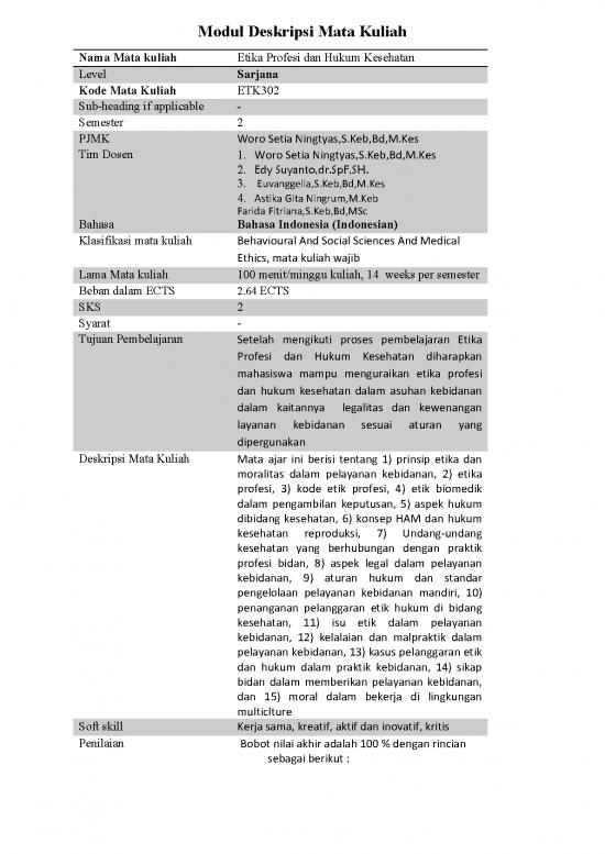 picture Etika Pdf 62587 | Edit Modul Description Professional Ethics And Health Law Fix Bahasa