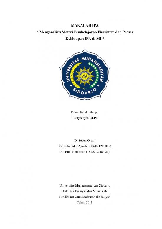 picture1_Ekosistem Pdf 62082 | Ekosistem Dan Proses Kehidupan