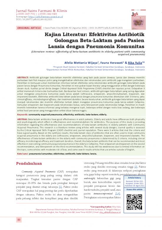 picture1_Golongan Antibiotik Pdf 63343 | Fauna Herawati Kajian Literatur Efektivitas Antibiotik Golongan Beta Laktam picture1_Golongan Antibiotik Pdf 63343 | Fauna Herawati Kajian Literatur Efektivitas Antibiotik Golongan Beta Laktam