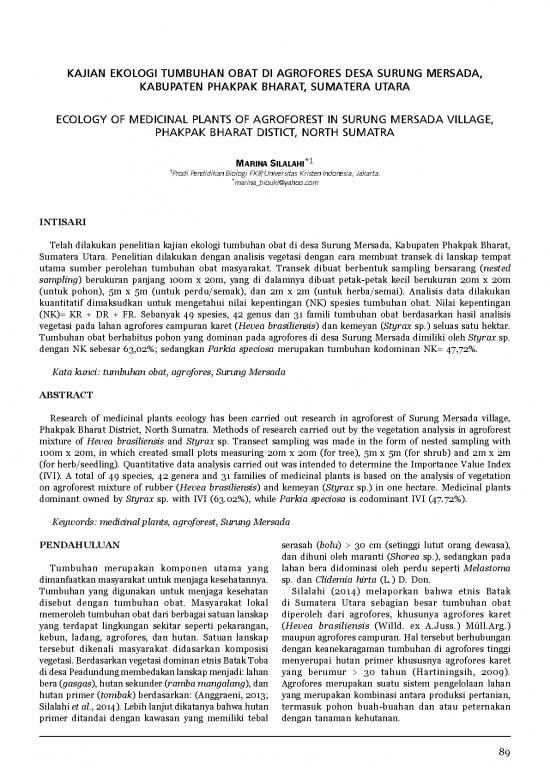 picture Ekologi Kuantitatif Pdf 62239 | Kajian Ekologi Tumbuhan Obat (jurnal Biologi 19) picture Ekologi Kuantitatif Pdf 62239 | Kajian Ekologi Tumbuhan Obat (jurnal Biologi 19)