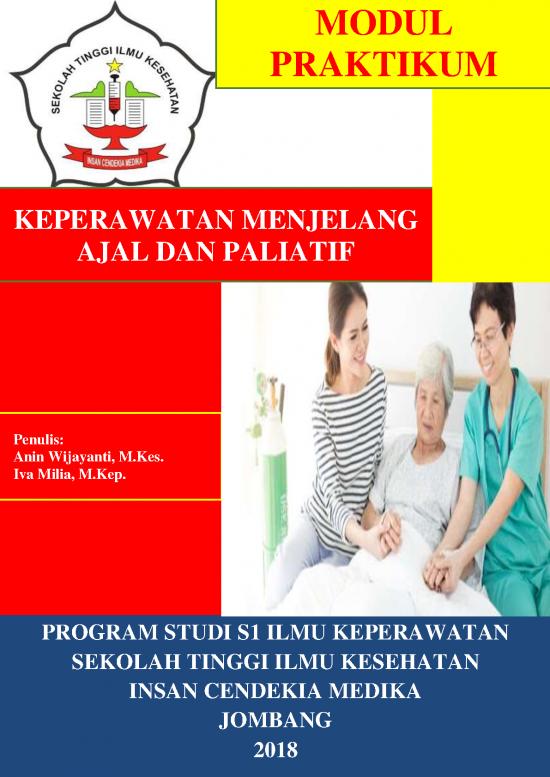 Keperawatan Menjelang Ajal Dan Paliatif