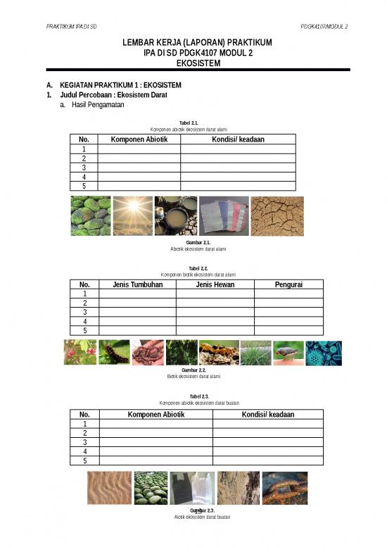 picture_Kondisi Komponen Abiotik Ekosistem Darat 62334 | Modul 2 Blanko
