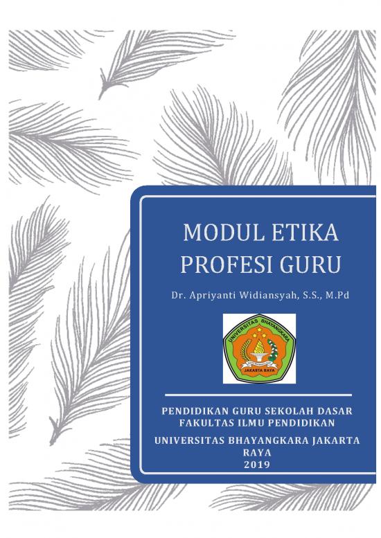 Etika Pdf 62640 | Kti Final Etika Profesi Guru Imam Nawawi