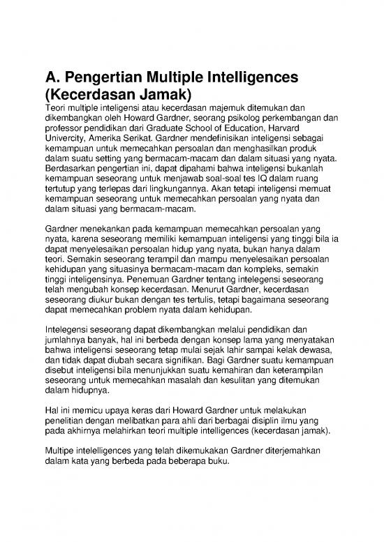 picture Kecerdasan Pdf 63945 | Pengertian Multiple Intelligences picture Kecerdasan Pdf 63945 | Pengertian Multiple Intelligences