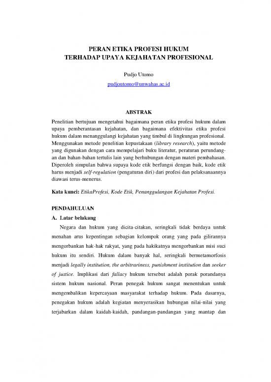 picture Etika Pdf 62729 | Peran Etika Profesi Hukum