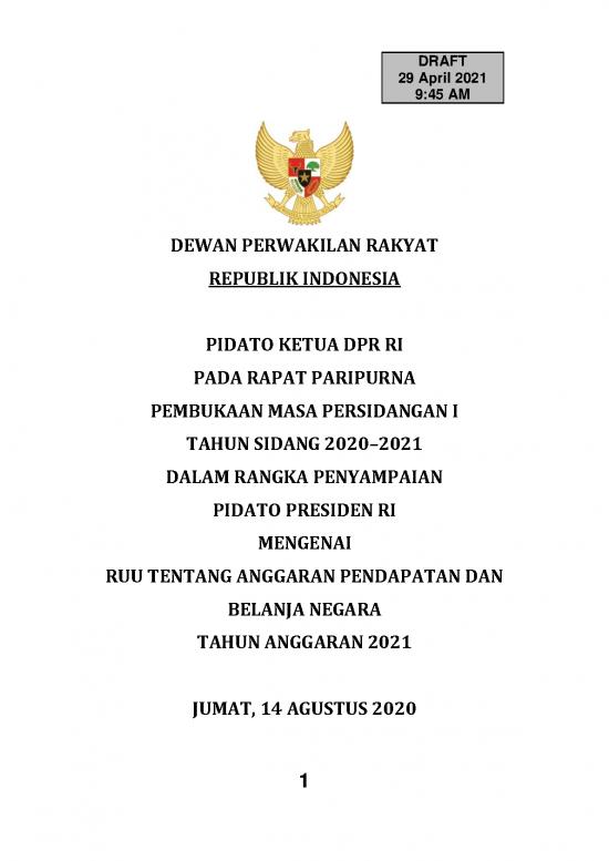 picture Pidato Pdf 63611 | Persipar Naskah Pidato Pidato Ketua Dpr Ri Tentang Ruu Apbn Ta 2021 1619665413