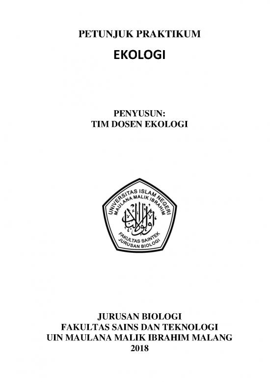 picture Ekosistem Pdf 62019 | Petunjuk Praktikum Ekologi1