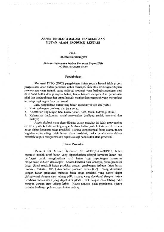 picture Ekologi Pdf 62213 | Prosiding Simposium Penerapan Ekolabel Hutan 7