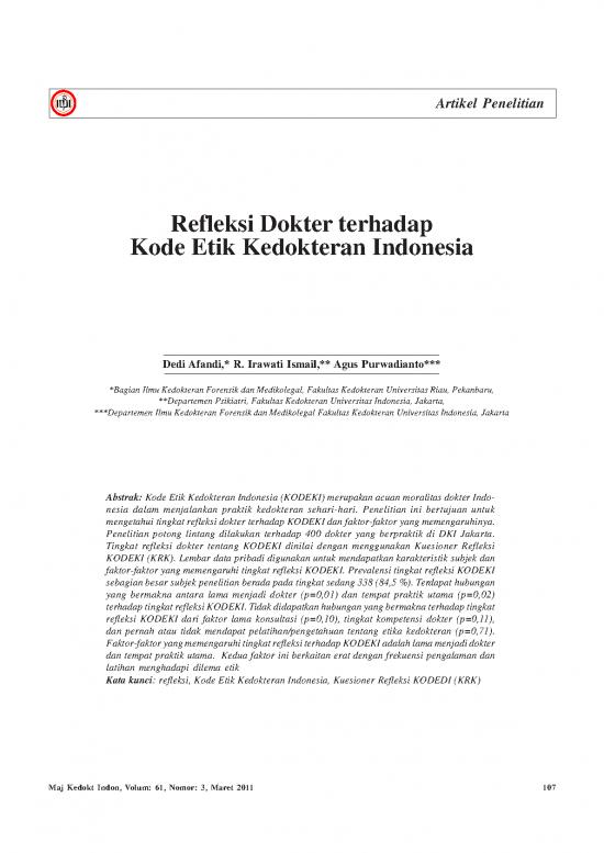 picture_Kode Etik Penelitian 62763 | Refleksi Dokter 2011