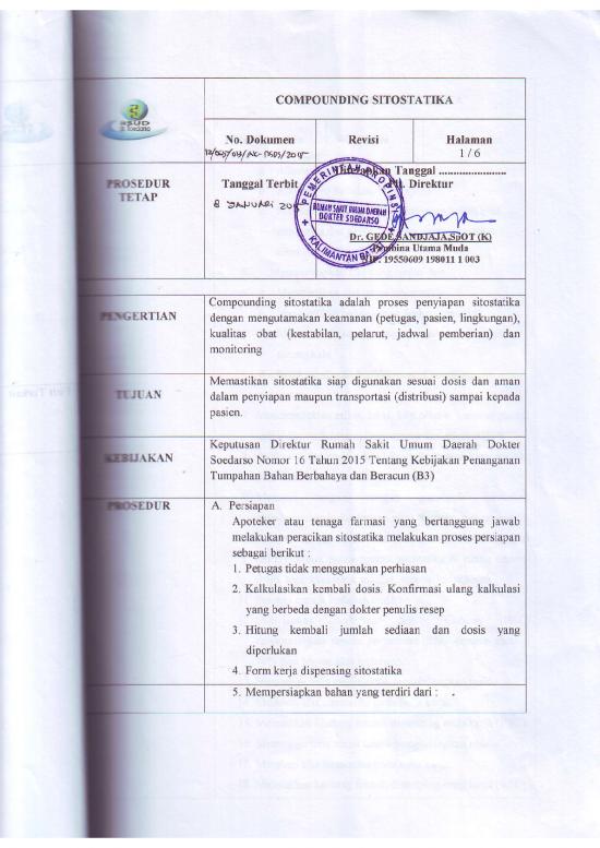 picture_Contoh Obat Sitostatika 62452 | Sop  Compounding Sitostatika