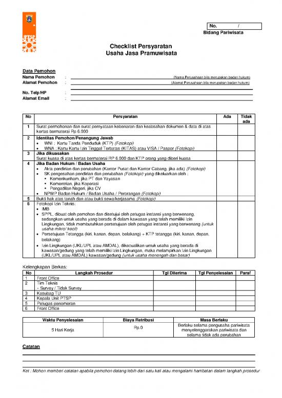 picture Jasa Pramuwisata 63496 | Usaha Jasa Pramuwisata