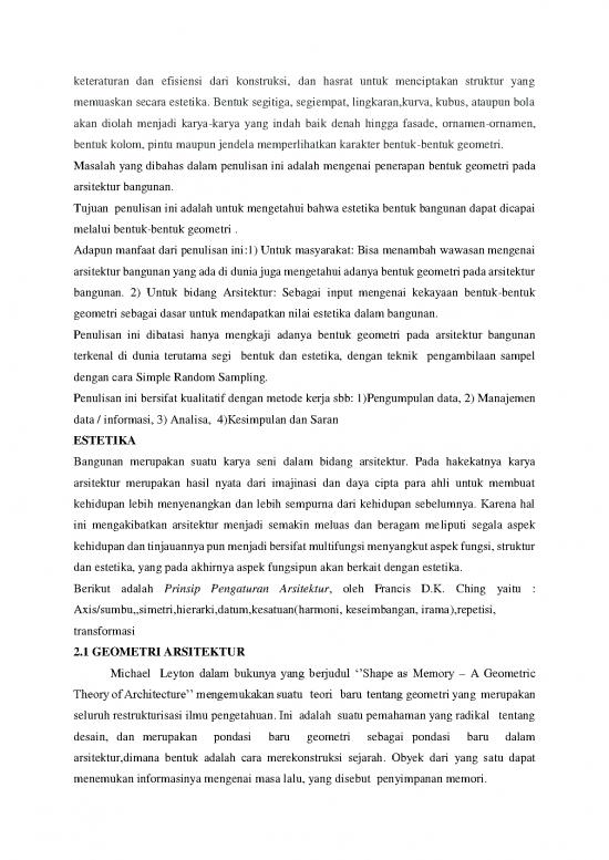 Building Pdf 63960 | Penerapan Bentuk Geometri Pada Arsitektur Bangunan