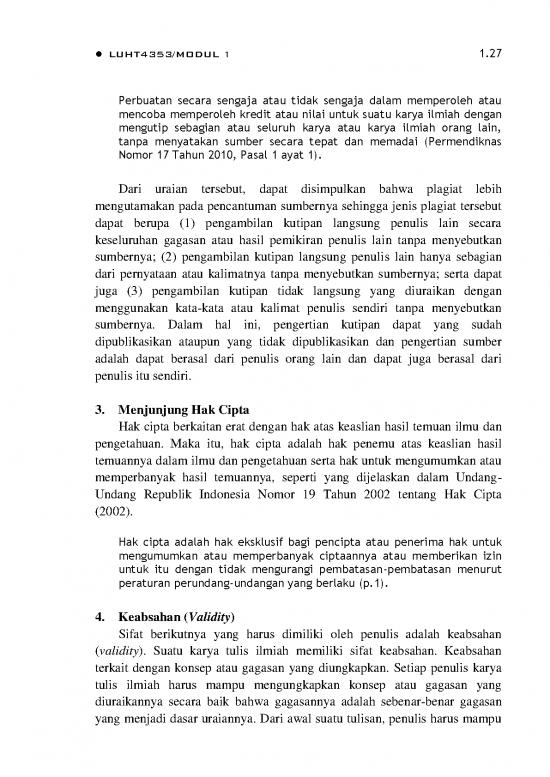 Etika Pdf 62767 | Modul 3 Etika Penulisan Karya Tulis Ilmiah