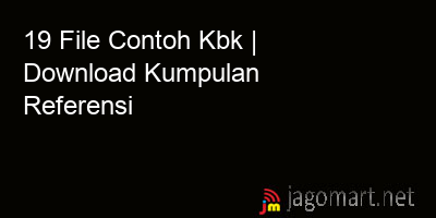 picture 19 File Contoh Kbk | Download Kumpulan Referensi